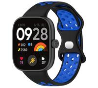 Tyogeephy Strap Replacement Compatible with Redmi Watch 4/Mi band 8 Pro Silicone Stainless Steel Replacement Watchband Adjustable Sports Strap