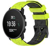 Tyogeephy Strap Replacement Compatible with Suunto Vertical, Vertical / 9 Peak pro/ 9 Peak Silicone Stainless Steel Replacement Watchband Adjustable Sports Strap