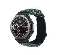 Tyogeephy Watch Bands Compatible with Amazfit T-Rex 3, Millitary Camouflage Nylon Sports Strap With Woven Loop Design