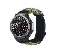 Tyogeephy Watch Bands Compatible with Amazfit T-Rex 3, Millitary Camouflage Nylon Sports Strap With Woven Loop Design