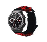 Tyogeephy Watch Bands Compatible with Amazfit T-Rex 3, Millitary Camouflage Nylon Sports Strap With Woven Loop Design