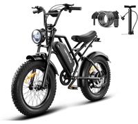 TYOKUM 27" Electric Bike, Adults E-bike with 48V 18AH Removable Battery 250W Powerful Motor, 60 KM Max Range Electric Dirt bike LCD Display, Electric Bicycle for Adults and Teens 25km/h