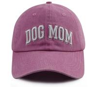 TypasTdqk Dog Mom Gifts for Women, Cute Dog Mom Hat, Puppy Lover Baseball Cap, Mother's Day Christmas Birthday Gifts for Mama Grandma Wife Aunt Mimi Sis Mommy Pink
