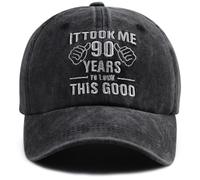 TypasTdqk It Took Me 30 40 50 60 70 80 90 Years to Look This Good Hat, Funny Cotton Embroidered Birthday Baseball Cap
