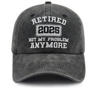 TypasTdqk Retirement Gifts for Men Women, Retired 2025 Decorations Baseball Cap, Christmas Fathers Mothers Day Birthday Hat for Papa Grandpa Grandma Dad Mom Black