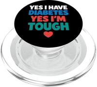 Type 1 Diabetes Awareness Diabetic Warrior Support PopSockets PopGrip for MagSafe
