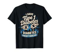 Type 1 Diabetes Doesn't Have Me T1D Warrior T-Shirt