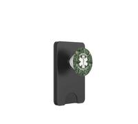 Type 1 Diabetes Medical Alert (GREEN CAMO) PopSockets PopWallet for MagSafe