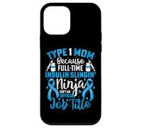 Type 1 Diabetes Mom Mother T1D Diabetic Awareness Support Case for iPhone 12 mini