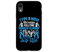 Type 1 Diabetes Mom Mother T1D Diabetic Awareness Support Case for iPhone XR
