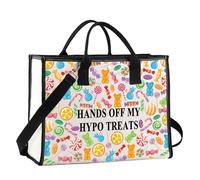 Type 1 Diabetes Snack Bag Emergency Snacks Kit Hands Off My Hypo Treats T1D Warrior Gift Diabetic Supply Kit (Hands Off TG1)