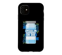 Type 1 Diabetes T1D Awareness Month Diabetic Insulin Or Die Case for iPhone 11