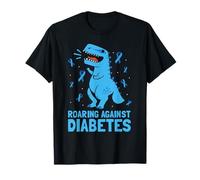 Type 1 Diabetes T1d Kids Toddler Diabetes Awareness Dinosaur T-Shirt