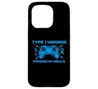 Type 1 Diabetes Warrior Powered By Insulin Gaming Lover Case for iPhone 15 Pro