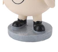 Type 1 Flower Pot Cute Smile Standing Succulent Flowerpot Fadeless Resin Pla LW