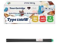 Type 1160W Toner Cartridge Compatible for Ricoh MP W6700SP SP W2470 Aficio MPW7140 Printers, with Chip, High Yield 36000 Pages, High-Definition Printing (1 Pack Black)