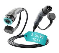 Type 2 Charging Cable for PHEV 3.7kW | 16A | 10 Metre | 1-Phase | Mode 3 | 10M Type 2 to Type 2 EV Charging Cable 3kW Electric Car Charger, EV Vehicle Charger - Made in Holland