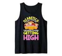 Type 2 Diabetes Awareness Cute Diabetics Sweets Tank Top