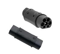 Type 2 to GB/T Charging Adapter, 32A 450V Three Phase EV Converter, 22kW Fast Charge Plug for Chinese Electric Vehicles, IEC 62196 to GB/T 20234 Connector