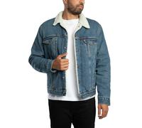 Levi's Men's Type III Sherpa Trucker Jacket In The Morning Sherpa Trk Blue XL