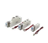 Type 5 Port 2 Solenoid Valve SY3120 SY5120 SY7120-4LZD/5LZD/6LZD Normal Close Internal Pilot Automation Valve(Grey)