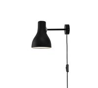 Anglepoise Type 75 Wall Lamp With Cable Jet Black