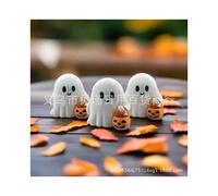 (Type A) Cute Tiny Trick or Treat Ghost