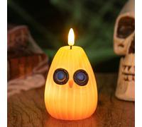(Type A) Halloween decorations funny owl luminous pumpkin night light party atmosphere layout props desktop ornaments
