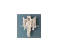 (Type A) Halloween Macrame Ghost Spooky Wall Hanging for Gothic Decor