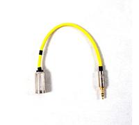 TYPE A - MIDI over Mini Jack Cable. 3.5mm TRS to 5 Pin DIN Socket [Yellow, 10cm]