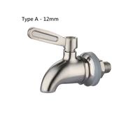 (Type A) Stainless Steel Faucet Barrel Tap Dispenser for Home Brew Juice Water Coffee Fridge Kegs With The Switch