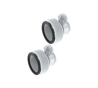 Type B Hose Adapter for Pumps - INTEX - For Swimming Pool - Gray - Pack of 2