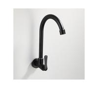 (Type C) 5 Type Brass Kitchen Sink Faucet Single Handle Cold Water Tap Wall Mount/Deck Mount 360 Rotate Flexible Spout