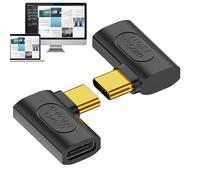 Type-C Adapter, 240W Type-C Extension Adapter | USB 4.0 Adapter 8K 40Gbps High Definition Fast Charging for Tablets, Mobile Phones, Camping, Home