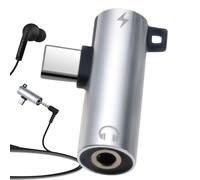 Type C Adapter - 3.5mm Type C Audio Converter, Portable Earphone Adapter, Compact Fast Charging Accessory Signal Processing And Stable Output Performance | Audio Adapters For Mobile