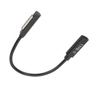 Type C Adapter Cable Transfer for Pro 1/2 / RT - PVC Shell for Comfortable Feel - Fast Transmission for Easy Installation - 12V 3A - Black