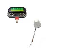 Type C Adapter Compatible with PSP Go, USB-C Charging and Data Transfer Converter, Dual Connection C to C and A to C, Compact Portable Adapter for Gaming Console, Gray
