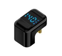 Type C Adapter with Digital Display, 180° Angle USB C Female to Male Adapter, 8K 60Hz, 40Gbps, PD3.1 140W Fast Charging, Real-Time Voltage/Watt Display