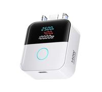 Type C Bedside Power Adapter with Digital Display and Full-Power Auto Disconnect for Phones, Tablets, Laptops, Daily Use Type C Display Auto Disconnect Digital Readout Bedside Desk Travel Phone Tablet