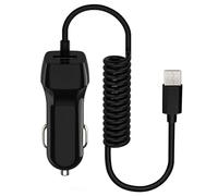 Type C Car Charger Unbreakable Car Charger for Android with Extra USB | Port Rapid Charging, Compact & Durable - Superfast USB-C Car Adapter Compatible with Samsung S8 S9 S10+ S20+ S22 (Black)