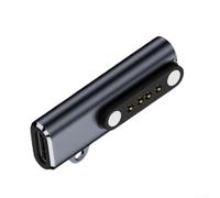 Type C Charger Adapter for PLAUD Note Pro - Aluminum USB-C Converter 4 Pin Fast Charging Replacement Gray