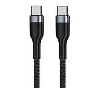 Type C Charger,USB C to USB C Cable 1M, /5A PD Fast Charging Lead with E-Mark Chip for Macbook Pro,iPad Pro 2021/mini6,MacBook Air,ChromeBook Pixel,Samsung Galaxy Note20/S21 Ultra/S20+/Note10(2PC)