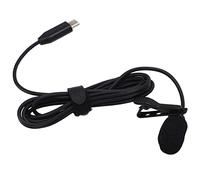 Type-C Clip-on Microphone, Omnidirectional Pickup, Condenser, Lavalier Microphone, High Density Windscreen for Webcasting