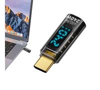 Type C Converter Adapter - PD 240W Extension Tester, Charging Meter | Gigabit Ethernet Support, USB 3.0 Female Port, Driver-Free Network Adapter, Perfect For Laptops, Phones, Tablets, And High-Speed
