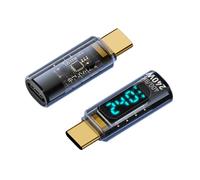 Type C Converter Adapter - PD 240W Extension Tester, Charging Meter | Gigabit Ethernet Support, USB 3.0 Female Port, Driver-Free Network Adapter, Perfect For Laptops, Phones, Tablets, And High-Speed