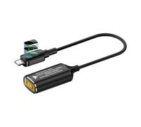 Type C Converter for Laptops - 140W Jack Converter with Digital Display | Connector Cable Adapter for Travel Men Women Laptops for Mobile Phones for Home Devices