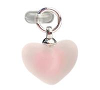 Type C Dust Plug - Resin Heart Shaped Port Cover | Gradient Red Love Interface Protector, Small Portable Decorative Phone Accessory, Cute Anti Dust Cap For Tablet Computer Headphone Women Girls