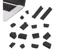 Type-C Dust Plug Set | 16-Piece Silicone Dustproof Covers for Laptop and Notebook Ports | Stoppers for, PC, Computer Accessories, Port Protection