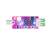 Type C Electric Current Tester Double Input PD3.1 28V Starts & Multifunctional Power Detectors Suitable For Factory Test Quick Charges Starts