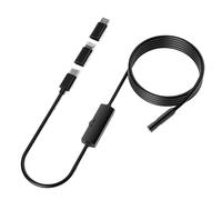 TYPE-C Endoscope Single Dual Camera Waterproof 8MM USB Probe With LEDs Pipe Inspection Borescope(1m,Single Rigid)